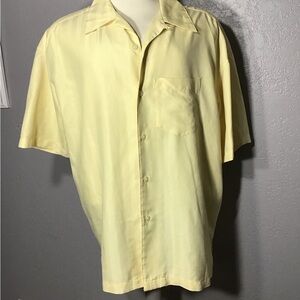 GEOFFREY BEENE MEN’S Casual Button Front Down Shirt Sleeve Short Size XL
